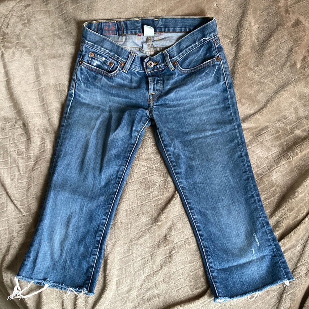 Lucky Brand Capri Boyfriend Relaxed Fit Jeans 0/25